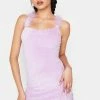 X_ Half Heart Lilac Popstar Privilege Mini Dress