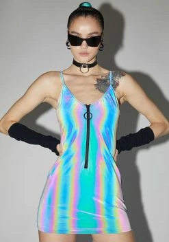 Club Exx Spectral Frequency Reflective Dress