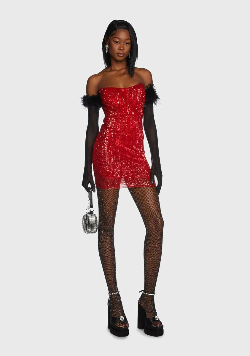 X_Klesis Exclusive Access Sequin Dress - Image 5
