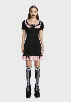 Widow Wicked Not Your Girl Babydoll Dress