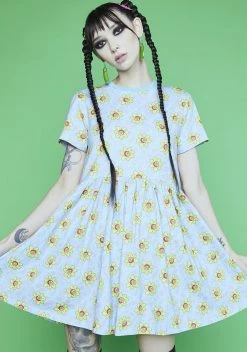 Dolls Kill X Rick And Morty Show Me The Morty Babydoll Dress