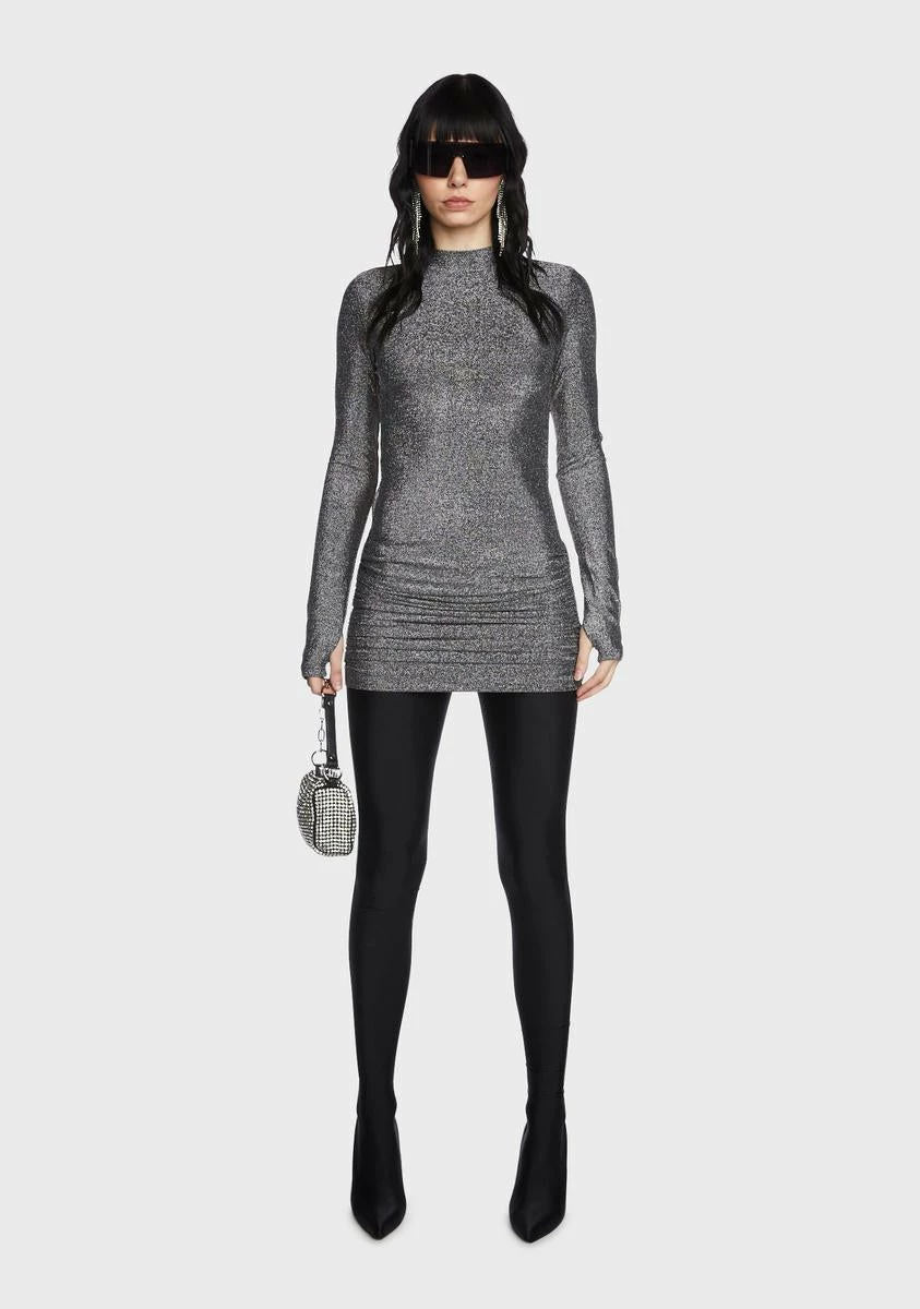 BY DYLN Ivy Ruched Mini Dress - Image 3