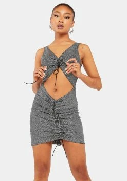 X_Hot & Delicious Cheers To You Holographic Dress