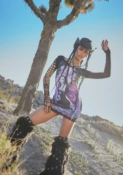 Dolls Kill X The Mountain Mystical Nights Mini Dress