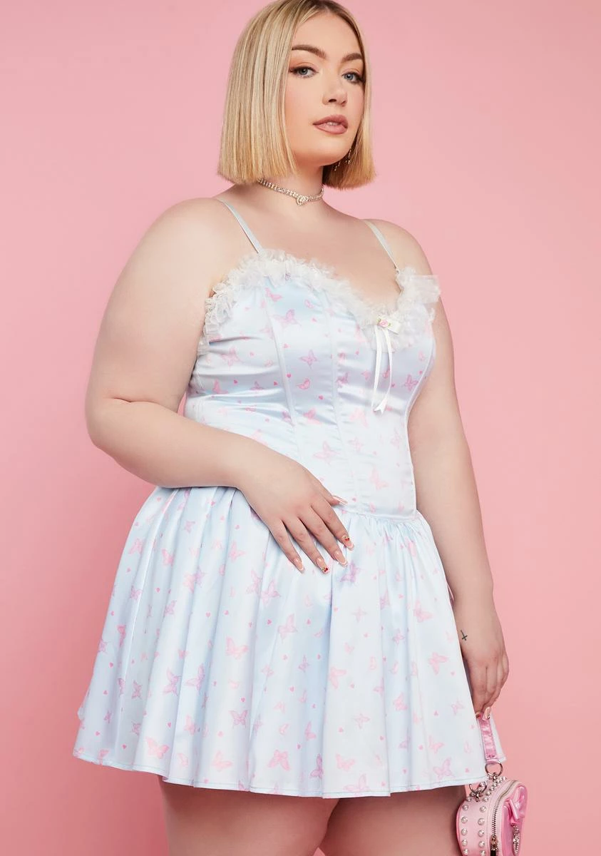 Sugar Thrillz Plus Sky Love Surrounds Me Corset Dress - Image 2