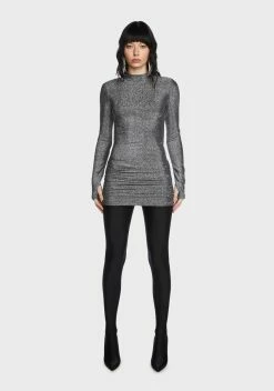 BY DYLN Ivy Ruched Mini Dress