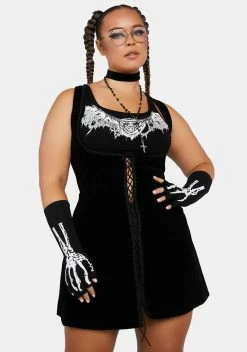 X_ Half Heart Plus From The Start Lace Up Dress