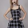 Widow Sinister Student Plaid Mini Dress