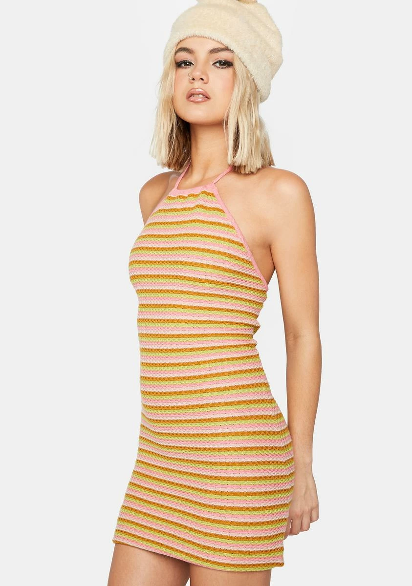 X_Blue Blush Mean What You Say Mini Dress - Image 2