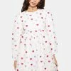 SISTER JANE Irina Heart Jacquard Mini Dress