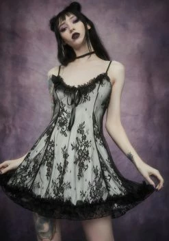 Widow Dove Faithfully Doomed Lace Dress