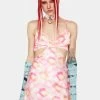 X_Cotton Candy Secret Party Cut Out Dress