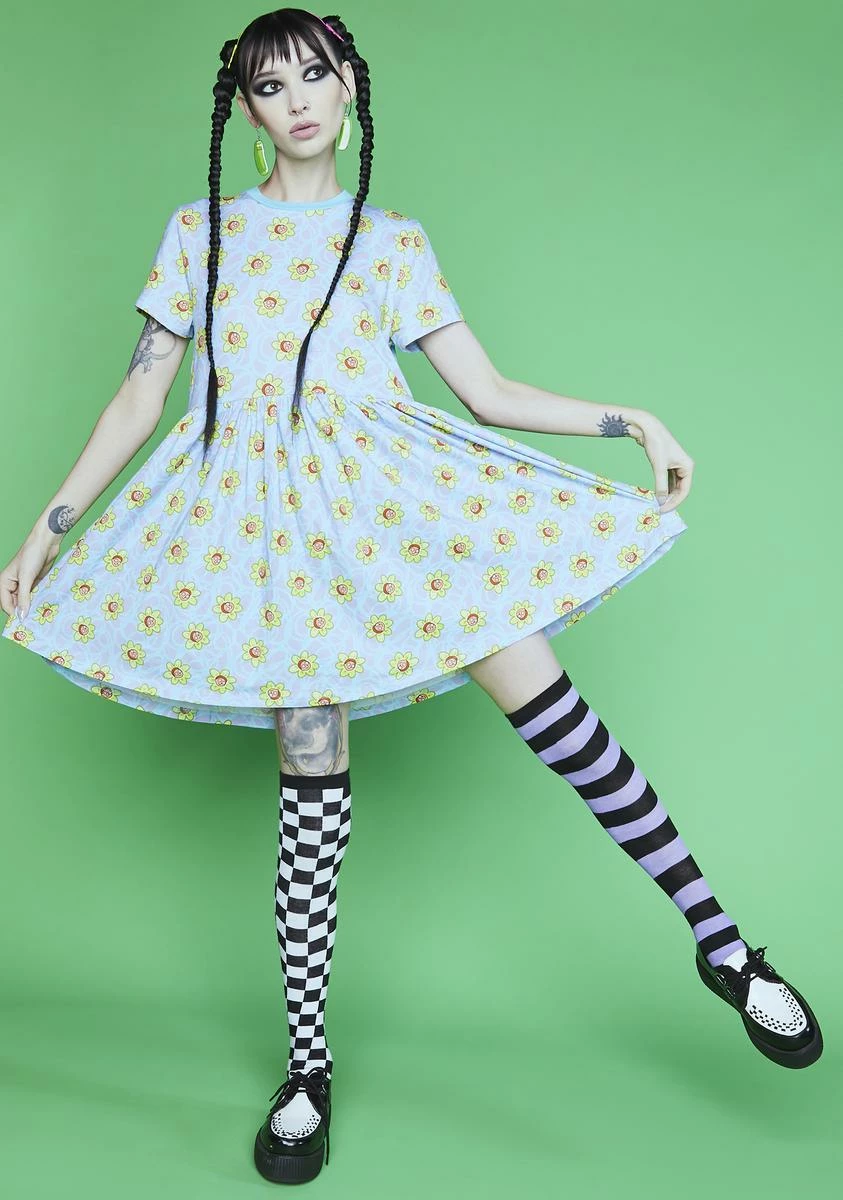 Dolls Kill X Rick And Morty Show Me The Morty Babydoll Dress - Image 3