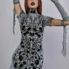 Widow Charmed Vines Mini Dress