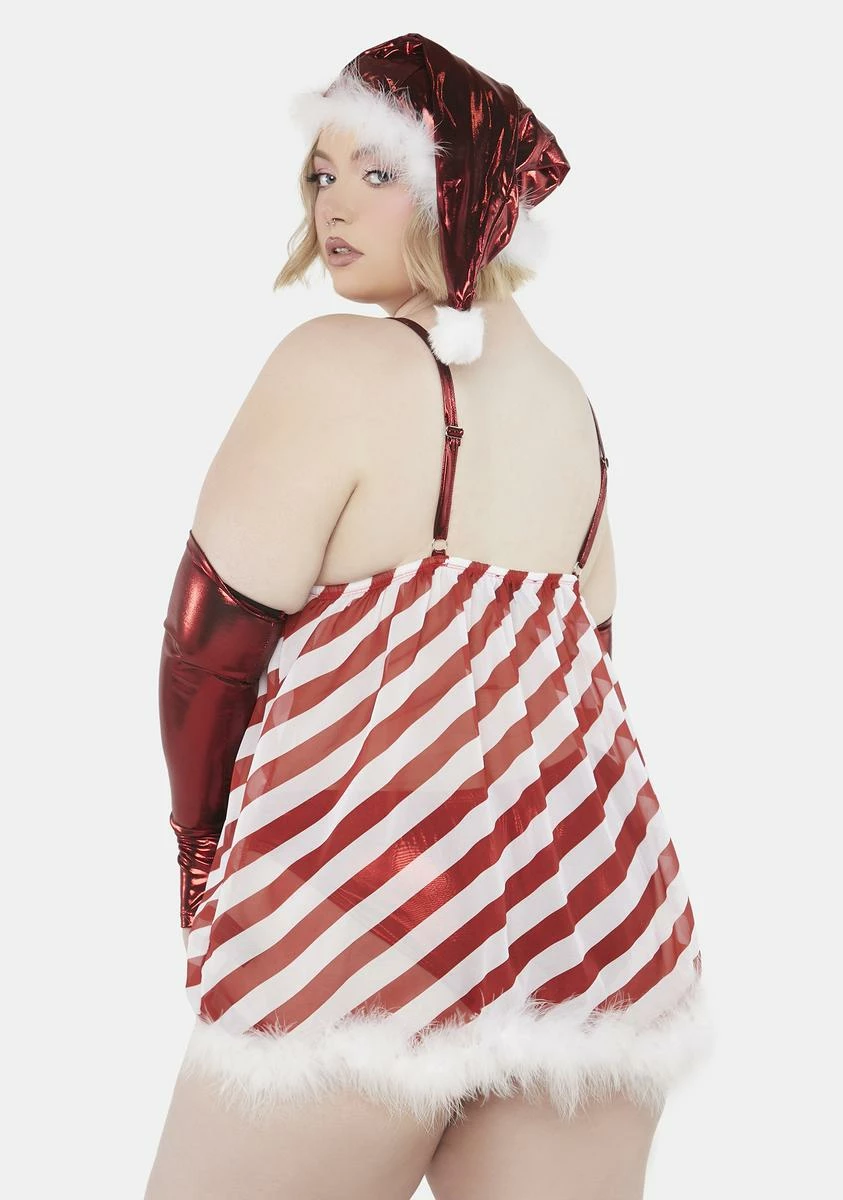 Trickz N' Treatz Plus Santa's Helper Costume Set - Image 4