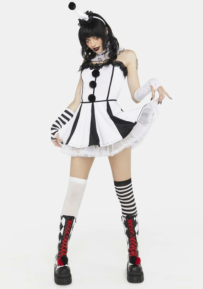 Trickz N' Treatz Classic Clown Girl Costume Set - Image 3