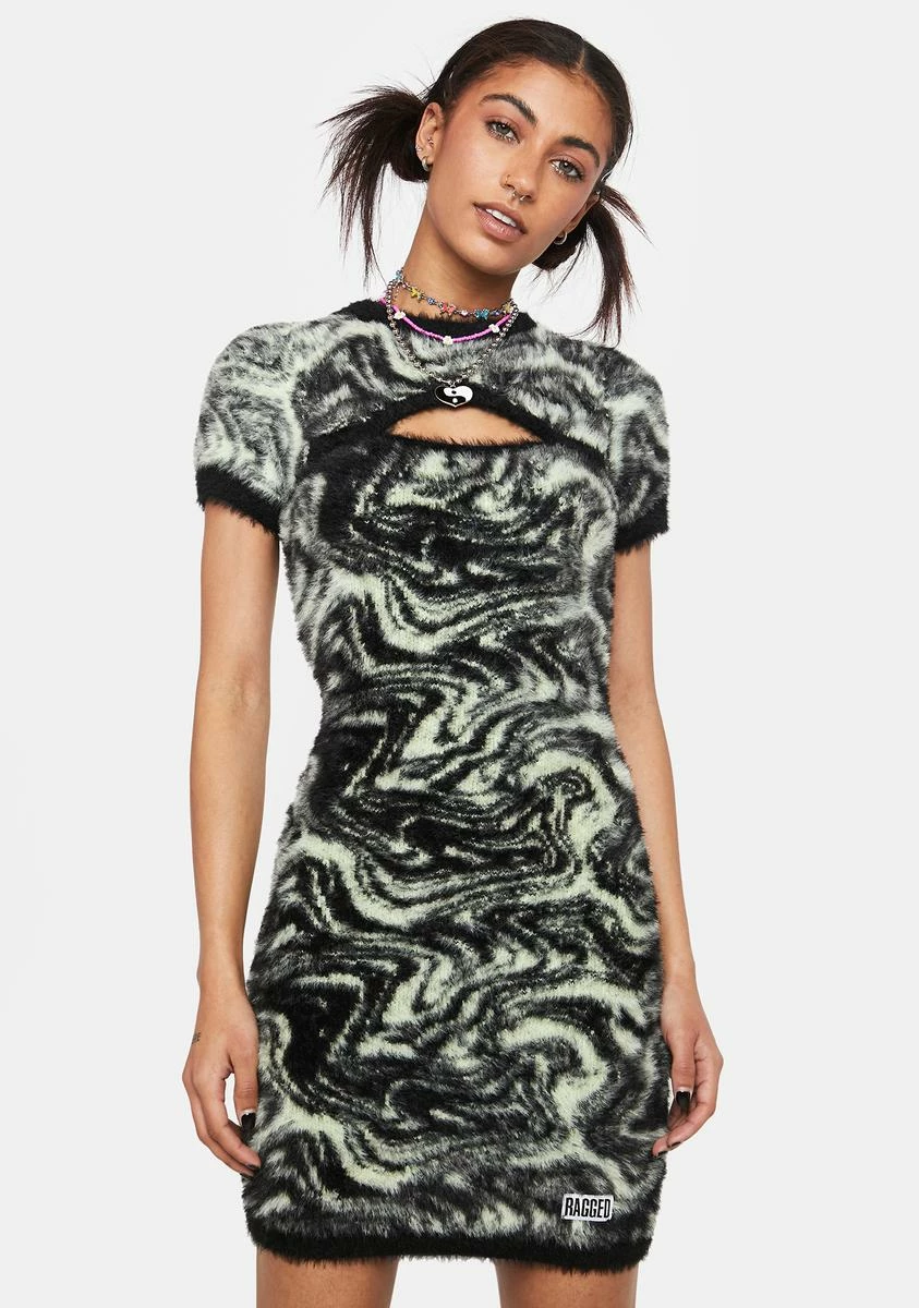 The Ragged Priest Simulation Sweater Dress