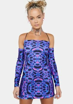 X_Oh Yes Psychedelic Mind Mini Dress