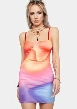 X_ Half Heart Solitude Is Bliss Bodycon Dress