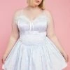 Sugar Thrillz Plus Sky Love Surrounds Me Corset Dress