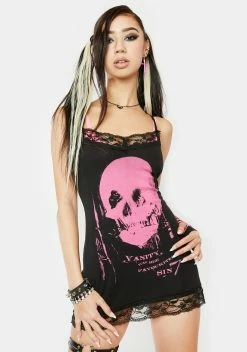 Se7en Deadly Pink All Is Vanity Cami Dress