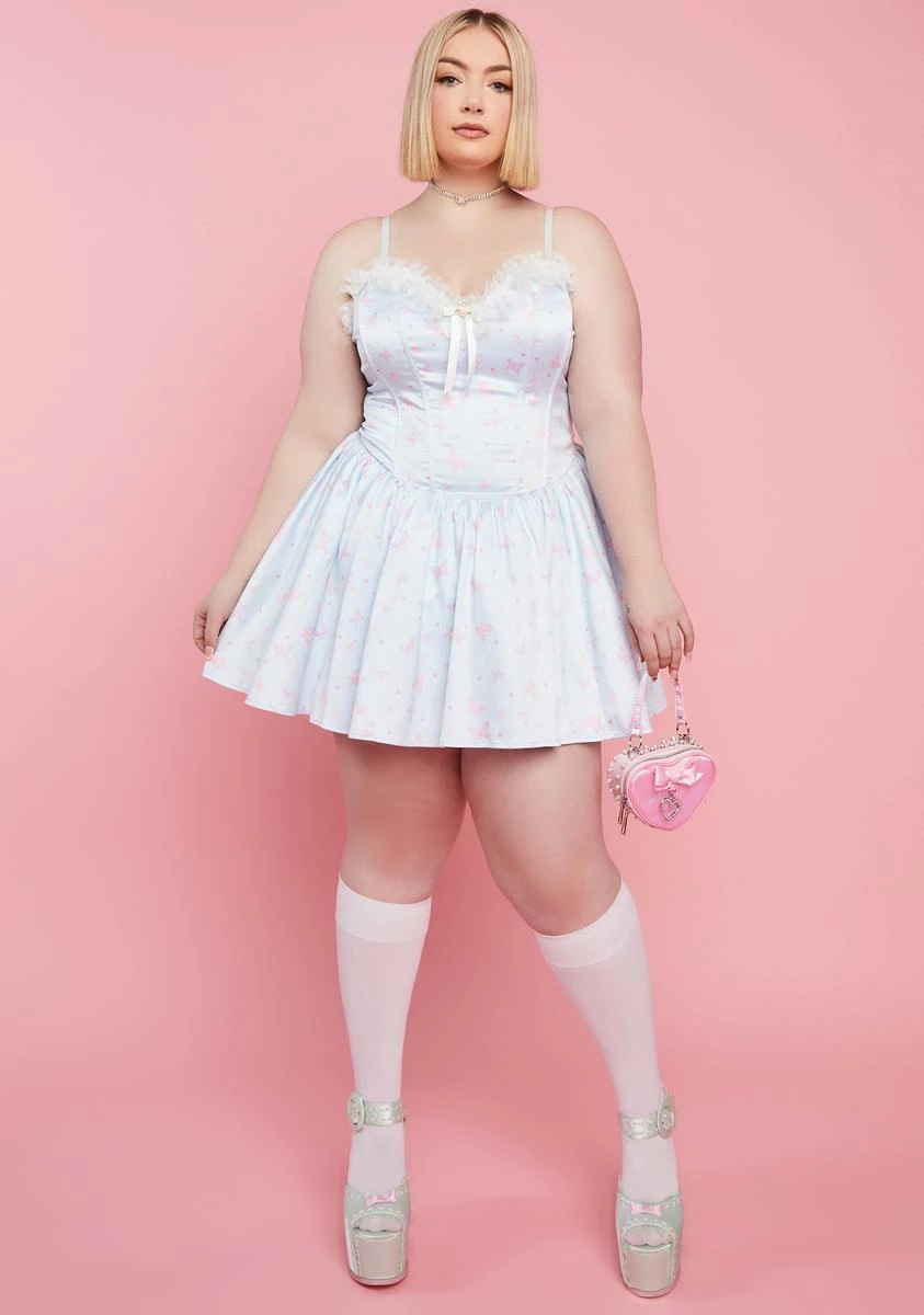 Sugar Thrillz Plus Sky Love Surrounds Me Corset Dress - Image 3