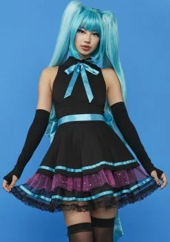 Dolls Kill X Hatsune Miku Voice Of An Angel Mini Dress