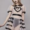 Widow Sweet Moonlight Sonata Babydoll Dress