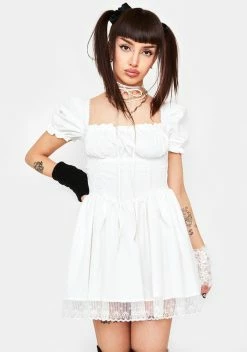 X_ Half Heart Icy Back For More Babydoll Dress