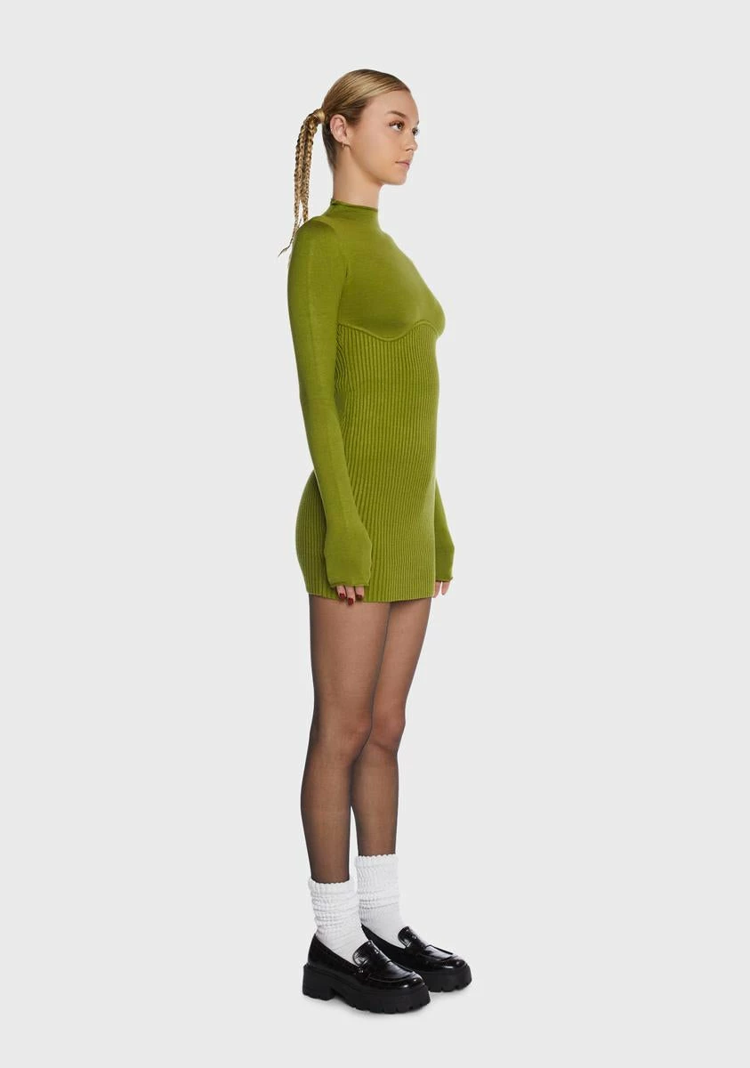 X_Klesis Feelin' Rich Sweater Mini Dress - Image 2