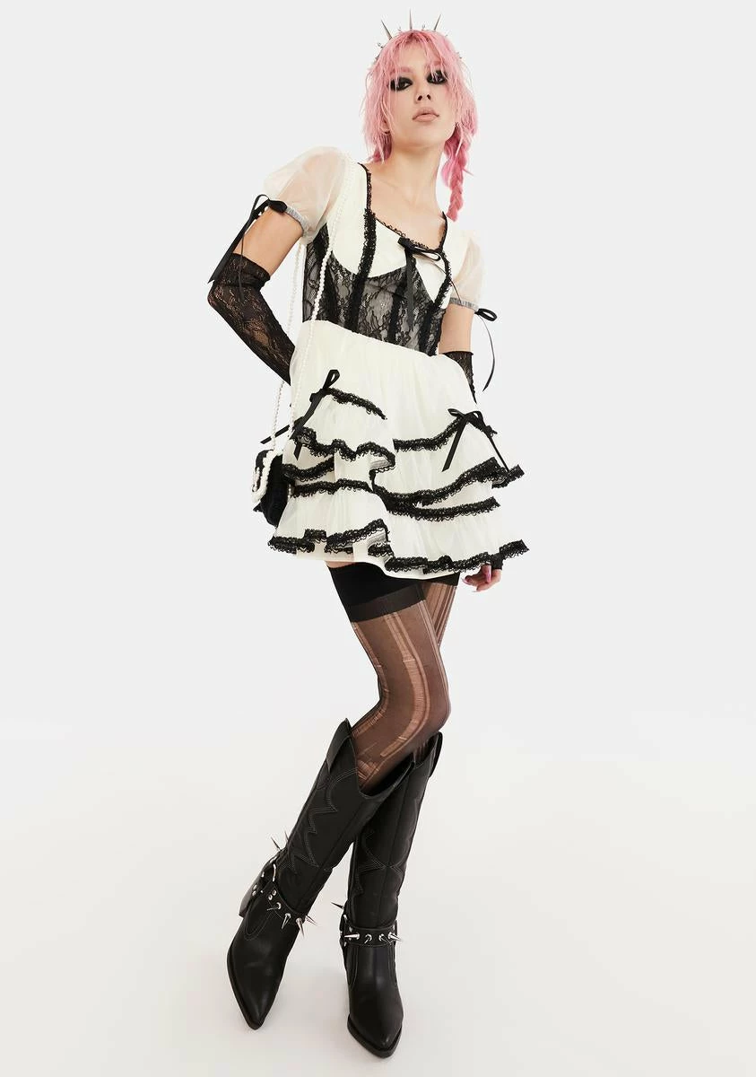 Current Mood Grand Theatrics Babydoll Dress - Image 3