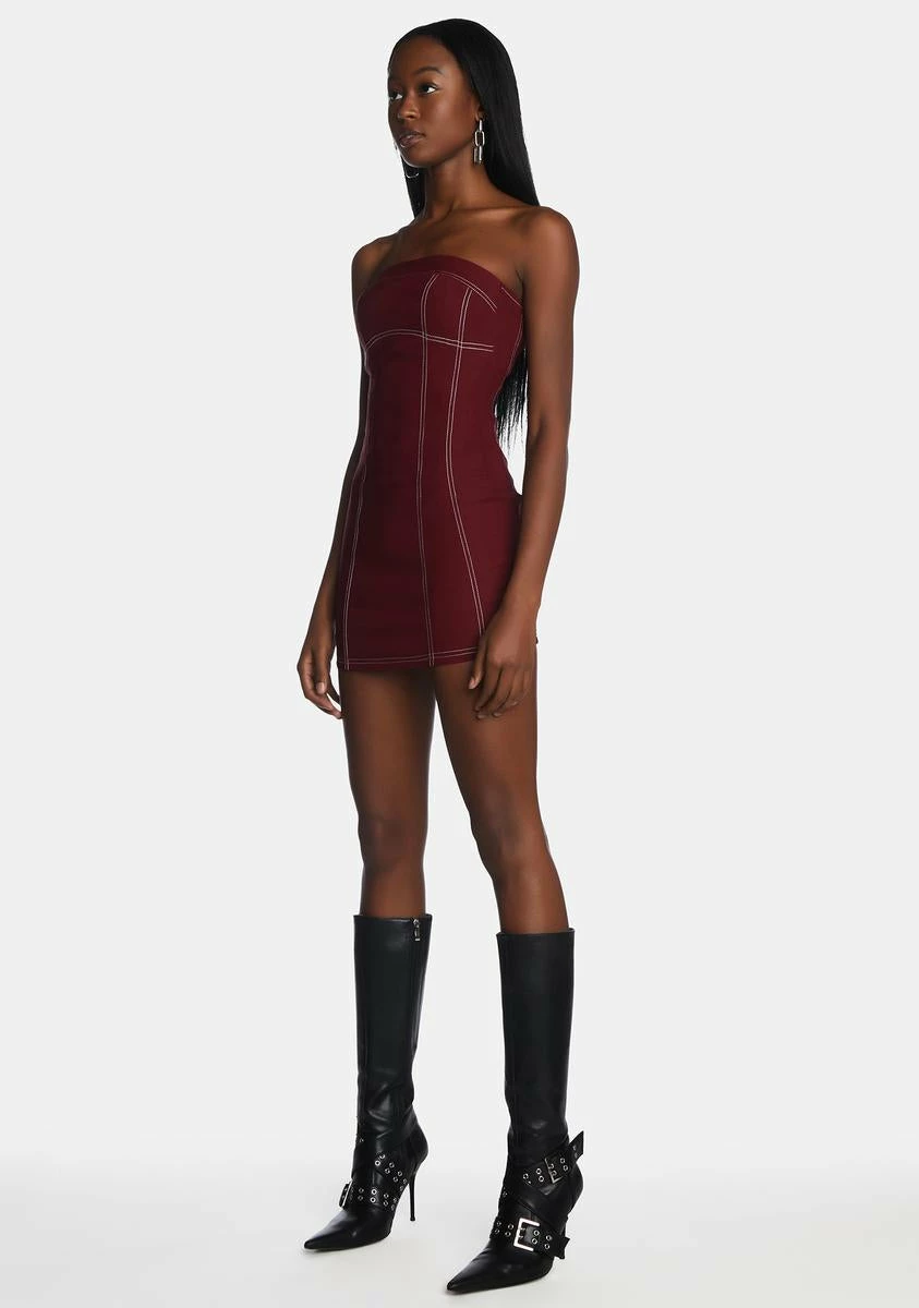 Motel Baladis Mini Dress - Image 3