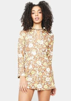 X_Love & Harmony Juicy She's Everywhere Floral Mini Dress