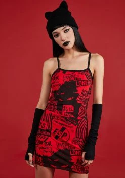 Dolls Kill X Emily The Strange Age Of Strange Mini Dress