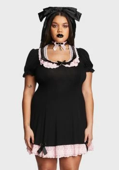 Widow Plus Wicked Not Your Girl Babydoll Dress