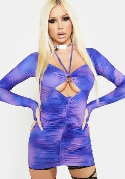 HOROSCOPEZ Royal Superficial Thrills Mini Dress