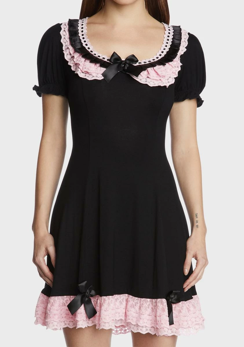 Widow Wicked Not Your Girl Babydoll Dress - Image 2
