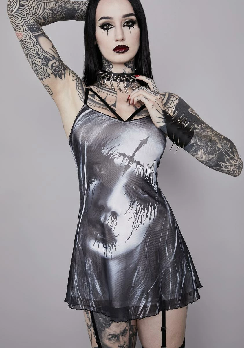 Widow Evil Summoning Mesh Dress