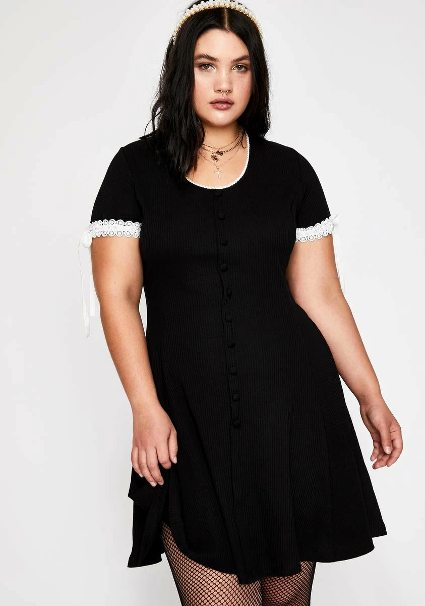 Current Mood My Addamz Gurl Babydoll Dress