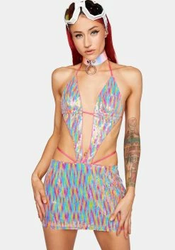 X_Clara Story Prism Made To Dream Sequin Dress