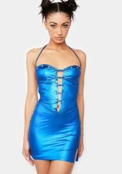 X_New Pink Intergalactic Universe Mini Dress