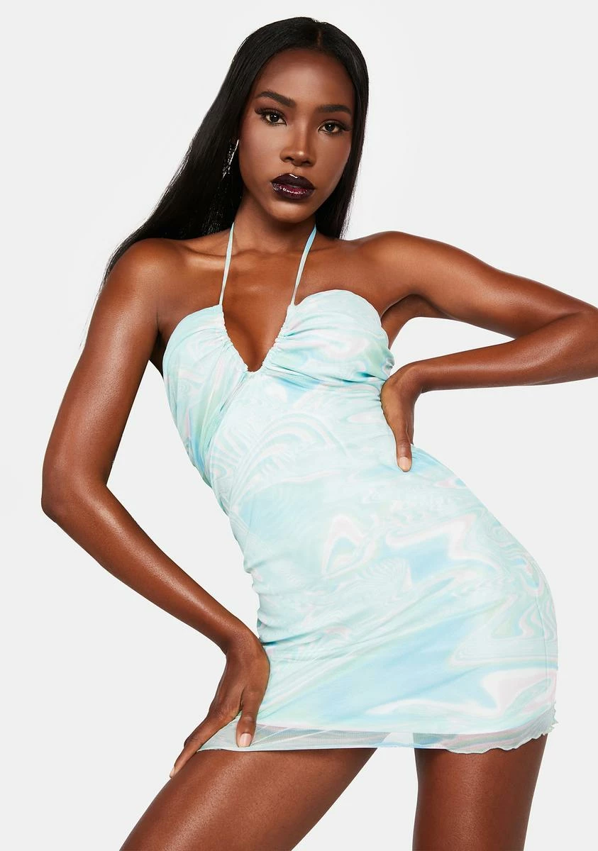 X_Cotton Candy Jade I'm That Girl Mini Dress