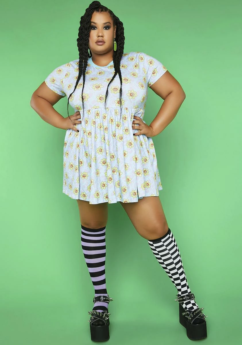 Dolls Kill X Rick And Morty Plus Show Me The Morty Babydoll Dress - Image 3