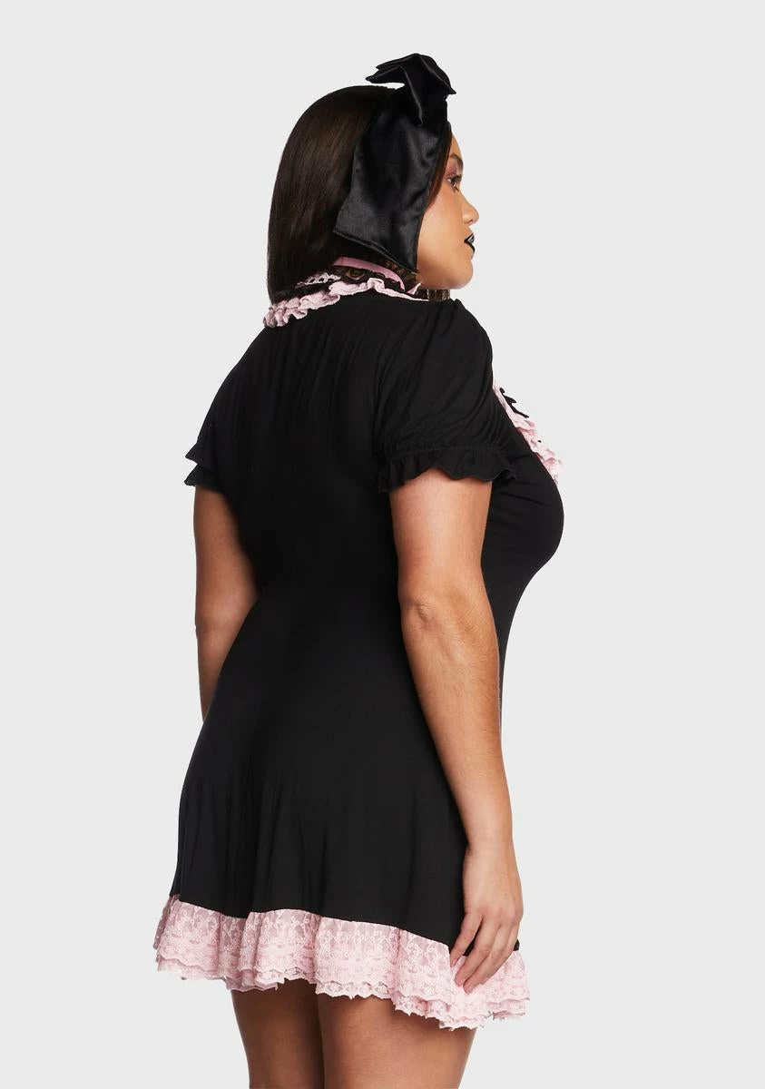 Widow Plus Wicked Not Your Girl Babydoll Dress - Image 4