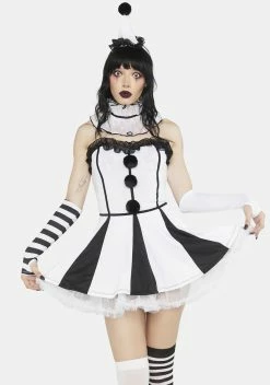 Trickz N' Treatz Classic Clown Girl Costume Set