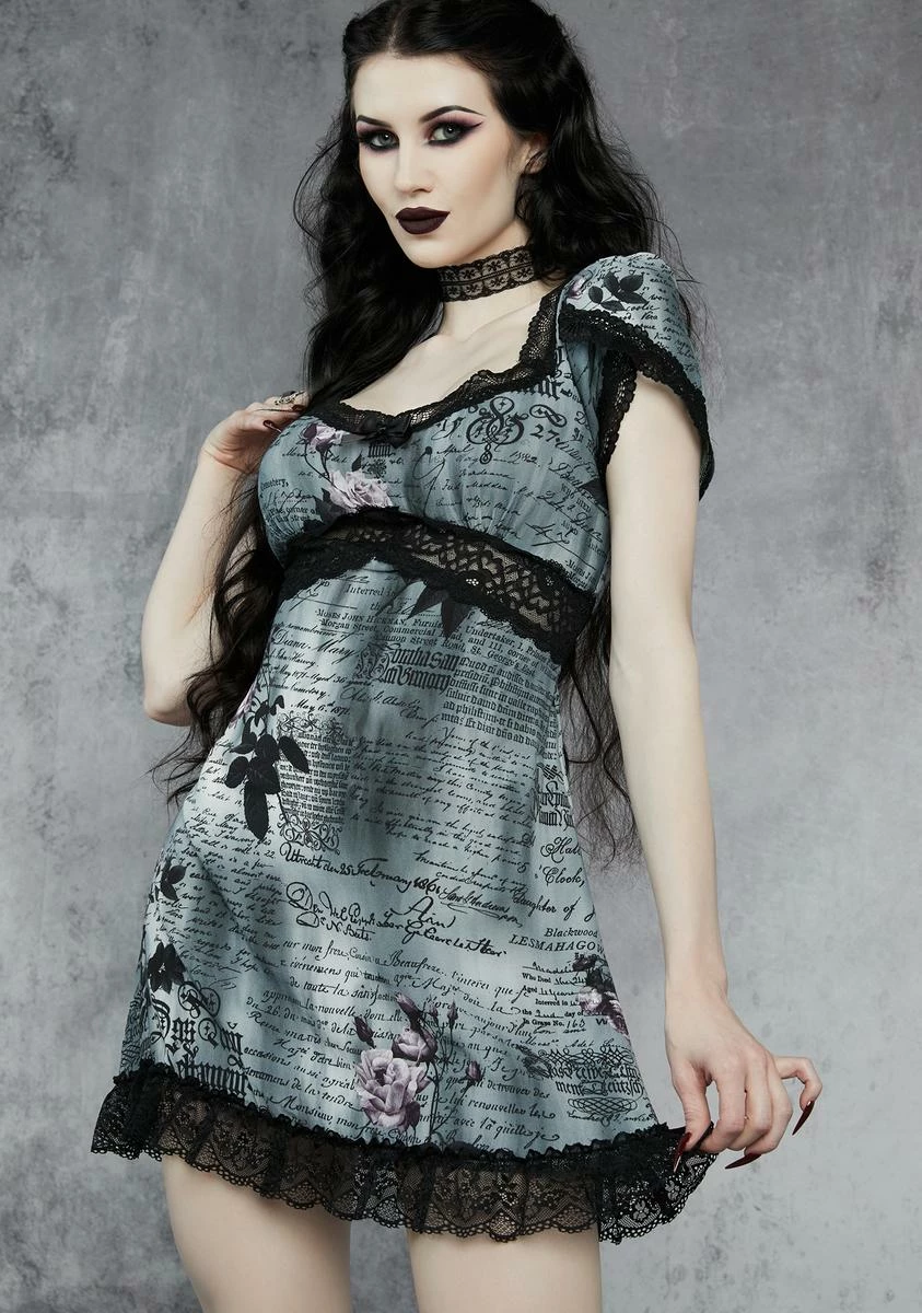 Widow Wretched Retelling Mini Dress - Image 2