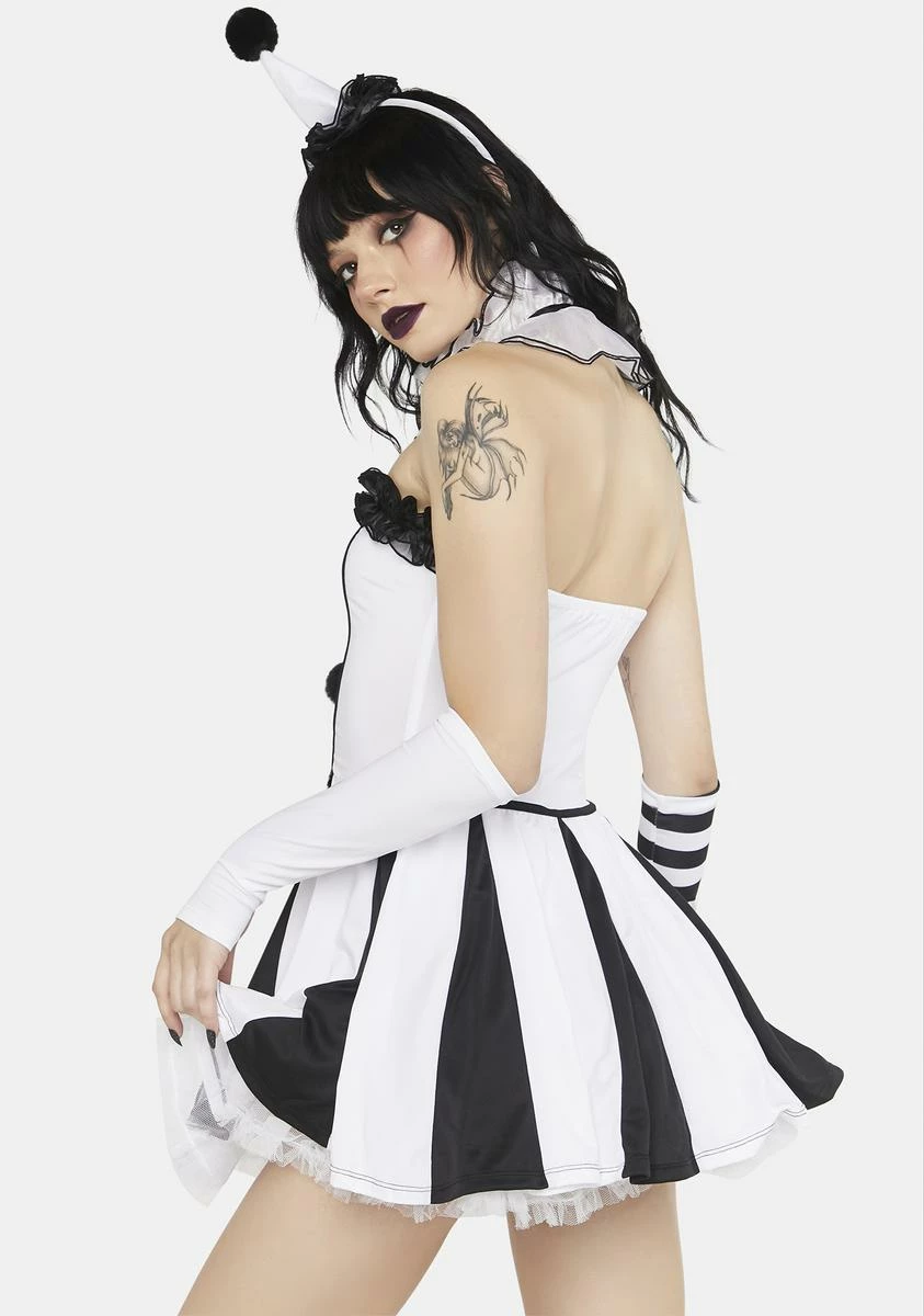 Trickz N' Treatz Classic Clown Girl Costume Set - Image 4
