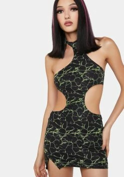 X_New Pink Thunder Struck Mini Dress