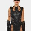 Namilia Moto Lace-Up Mini Dress