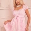 Sugar Thrillz Softer Smiles Babydoll Dress